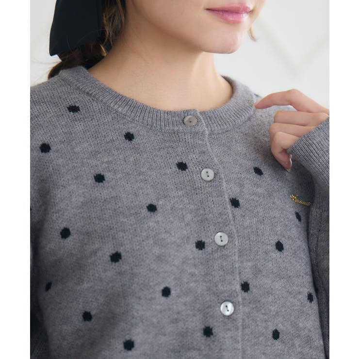 柄ジャガードNTカーデ | RETRO GIRL | 詳細画像26 