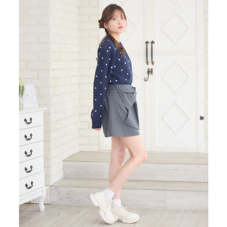 柄ジャガードNTカーデ | RETRO GIRL | 詳細画像3 