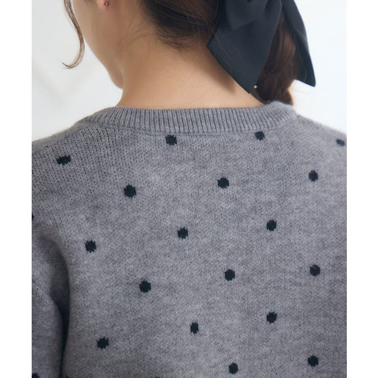 柄ジャガードNTカーデ | RETRO GIRL | 詳細画像31 