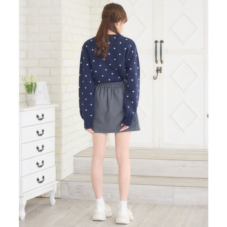 柄ジャガードNTカーデ | RETRO GIRL | 詳細画像4 