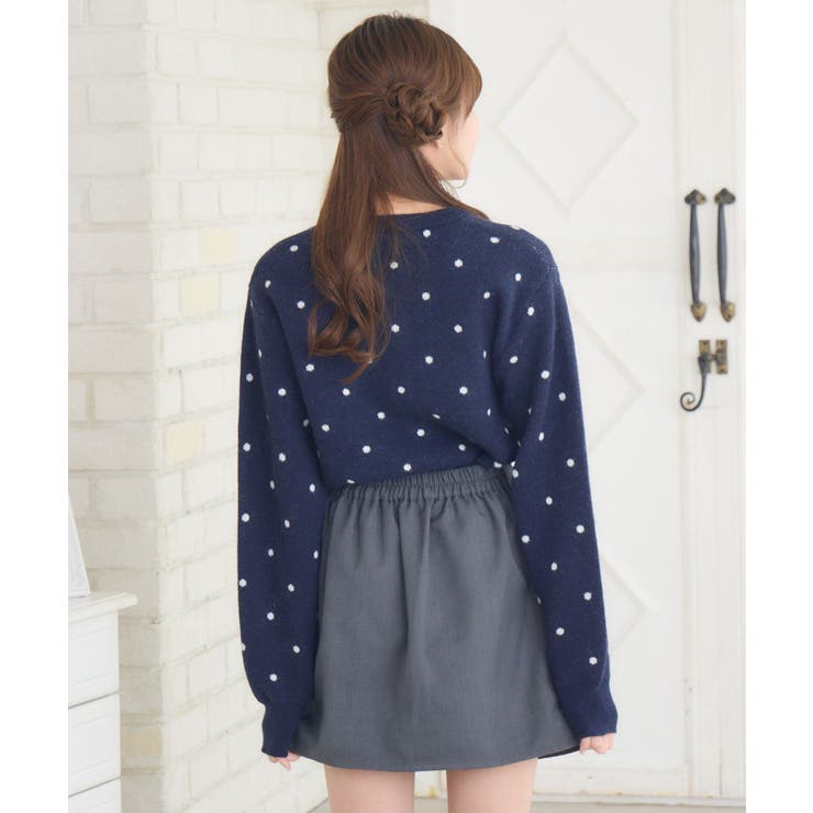 柄ジャガードNTカーデ | RETRO GIRL | 詳細画像8 