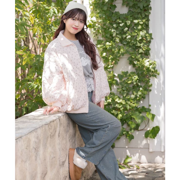 リブカラーキルティングJK | RETRO GIRL | 詳細画像2 