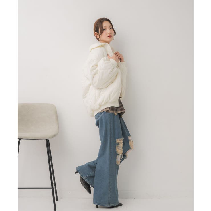 リブカラーキルティングJK | RETRO GIRL | 詳細画像21 