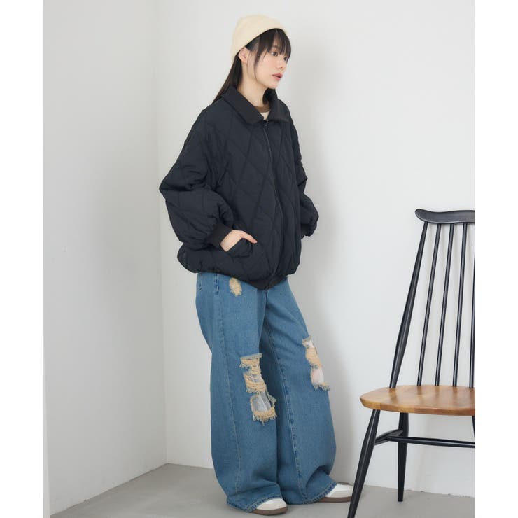 リブカラーキルティングJK | RETRO GIRL | 詳細画像38 