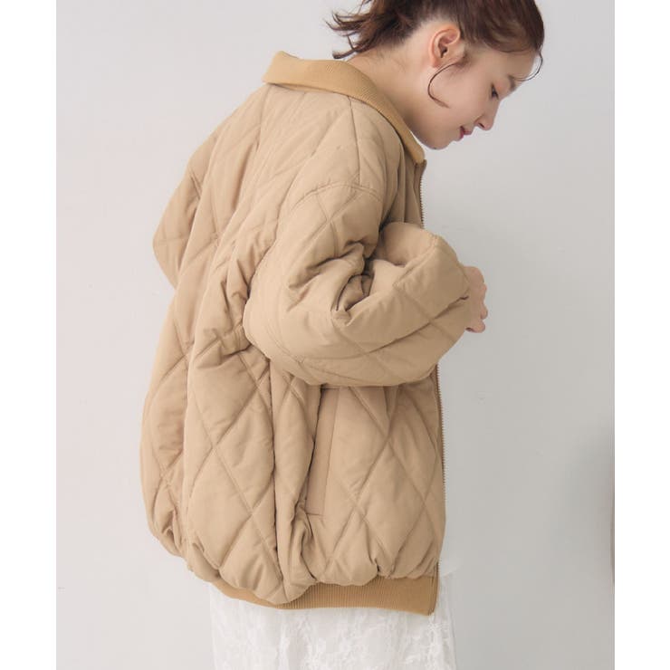 BEG0 | リブカラーキルティングJK | RETRO GIRL