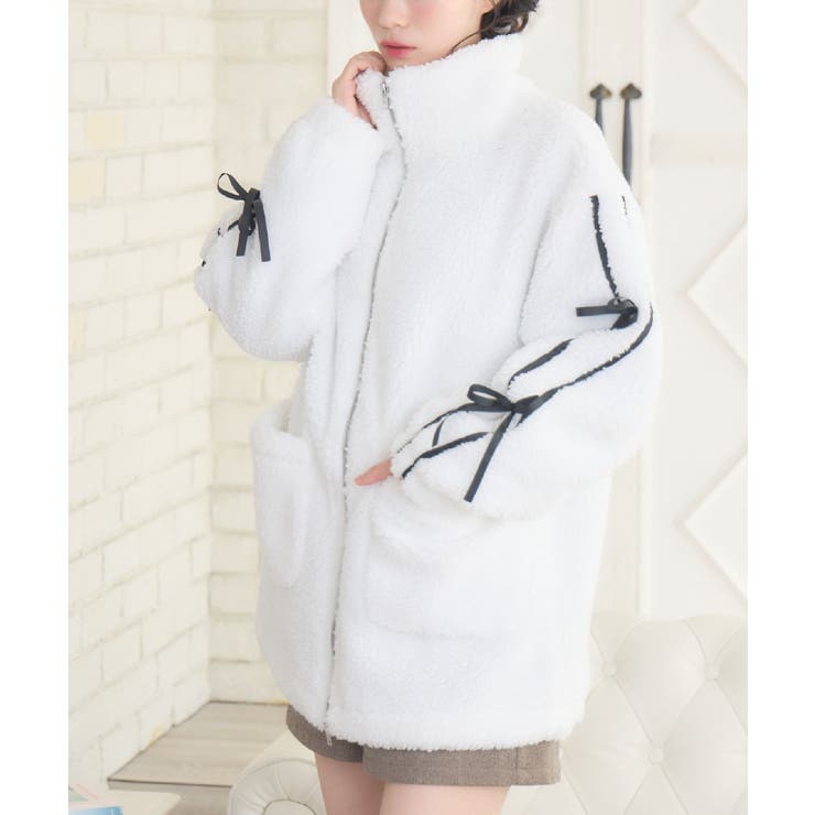 WHT4 | ラインリボンボアBZ | RETRO GIRL