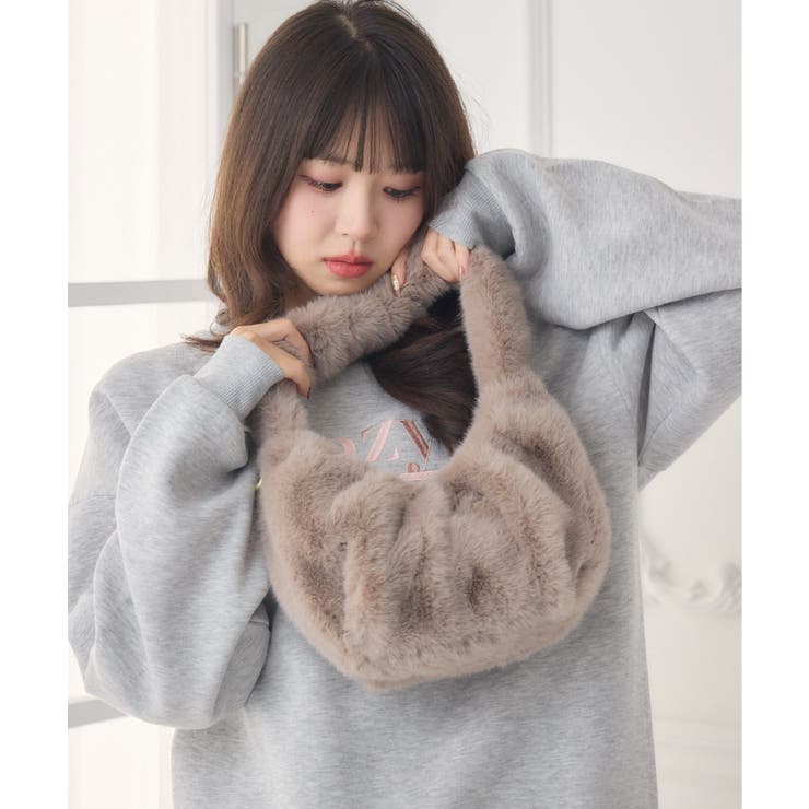BRN0 | Fファーバッグ | RETRO GIRL