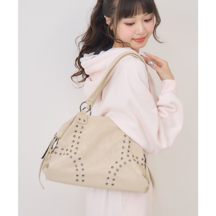 スタッズトートBAG | RETRO GIRL | 詳細画像1 
