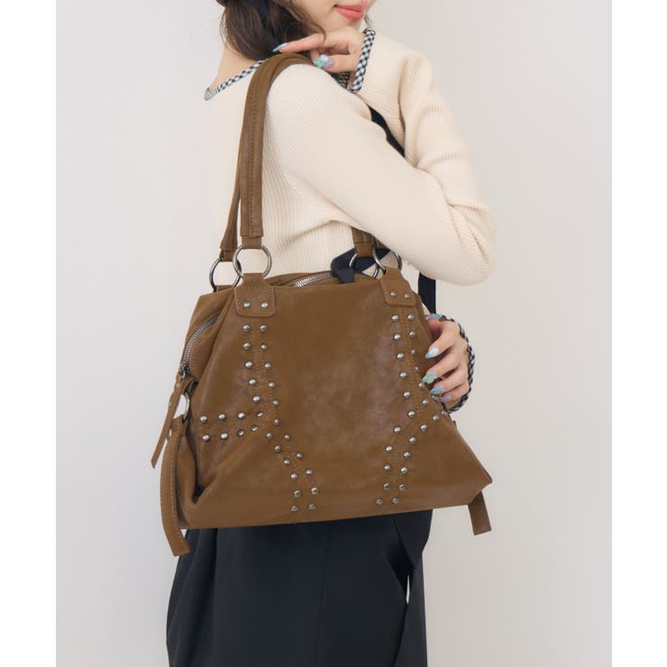 BRN0 | スタッズトートBAG | RETRO GIRL
