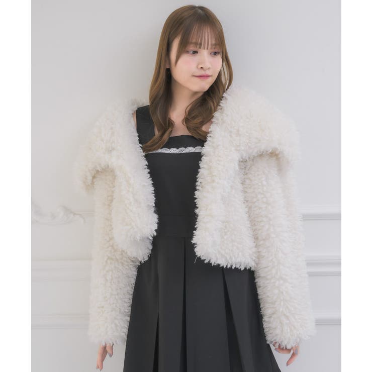 2way襟付FファーJK | RETRO GIRL | 詳細画像18 