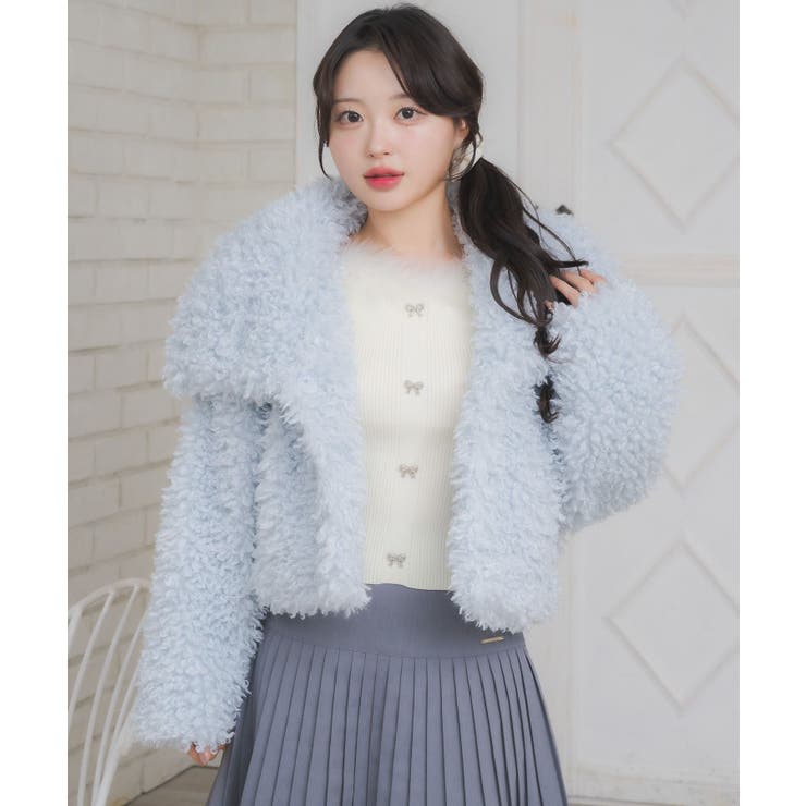 2way襟付FファーJK | RETRO GIRL | 詳細画像34 