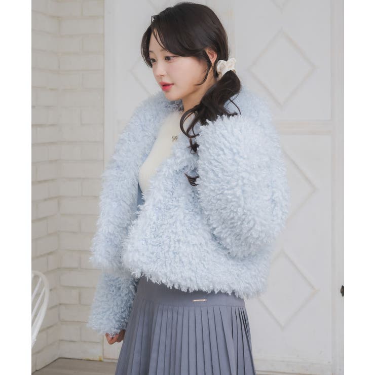 2way襟付FファーJK | RETRO GIRL | 詳細画像37 