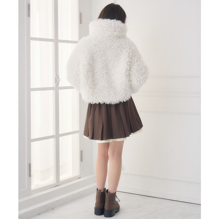 2way襟付FファーJK | RETRO GIRL | 詳細画像4 