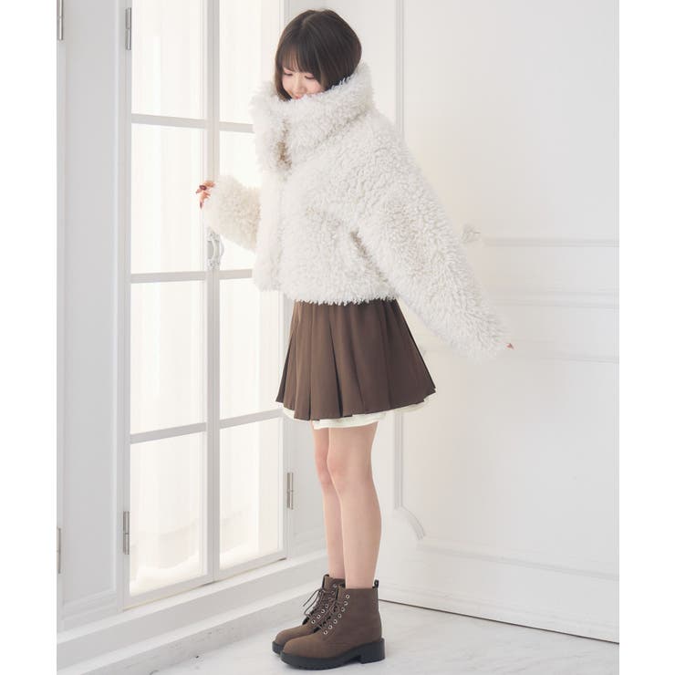 2way襟付FファーJK | RETRO GIRL | 詳細画像6 