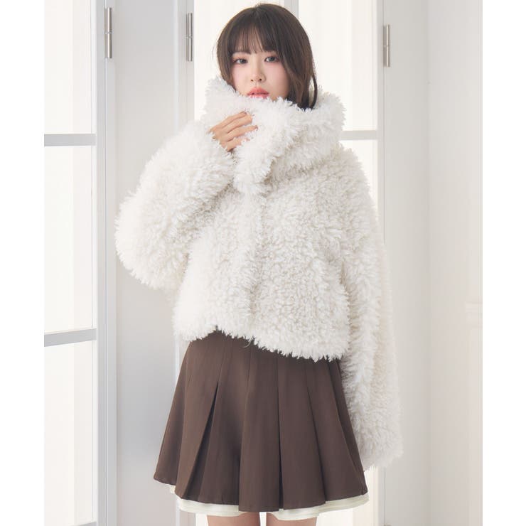 2way襟付FファーJK | RETRO GIRL | 詳細画像8 