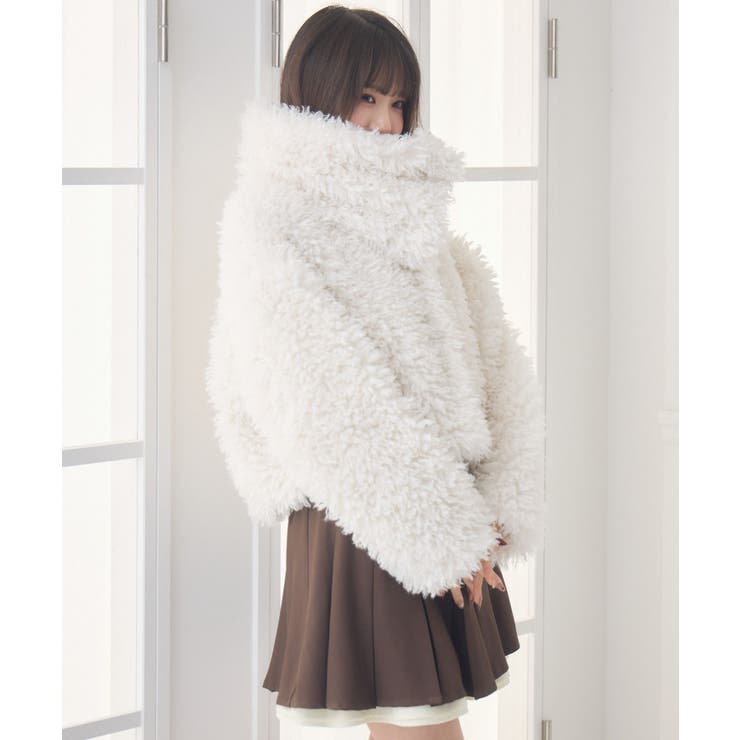 2way襟付FファーJK | RETRO GIRL | 詳細画像9 