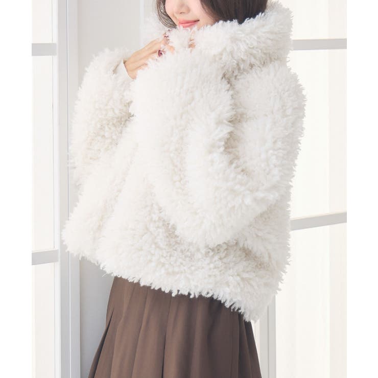 WHT4 | 2way襟付FファーJK | RETRO GIRL