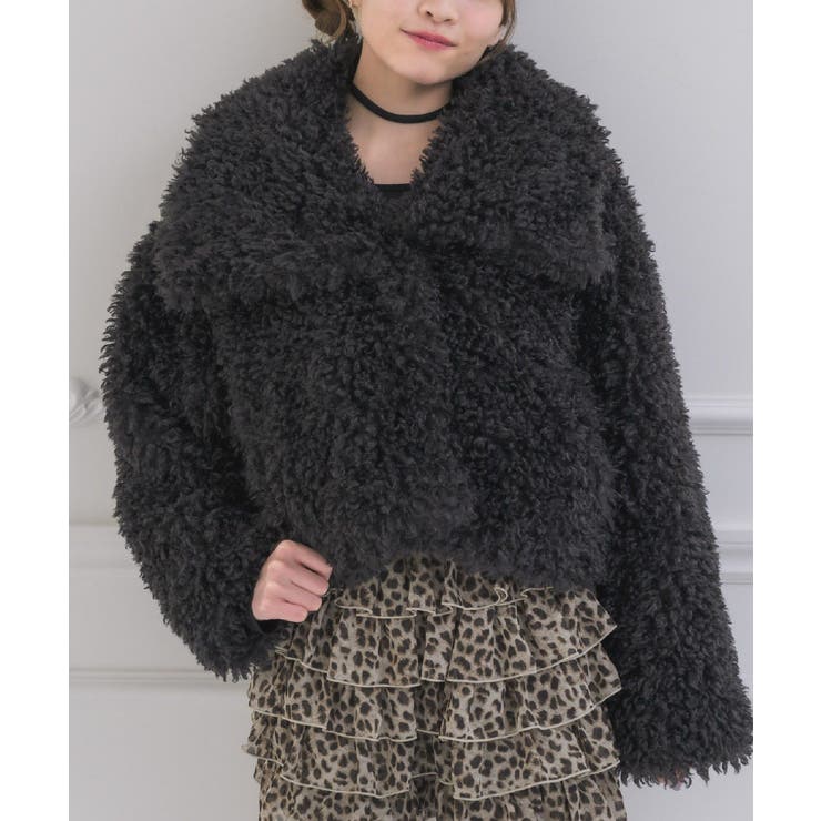 GRY2 | 2way襟付FファーJK | RETRO GIRL