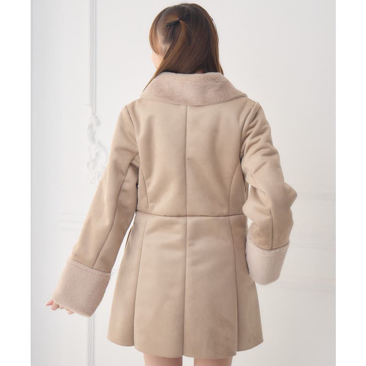 Fファー襟スエードコート | RETRO GIRL | 詳細画像22 