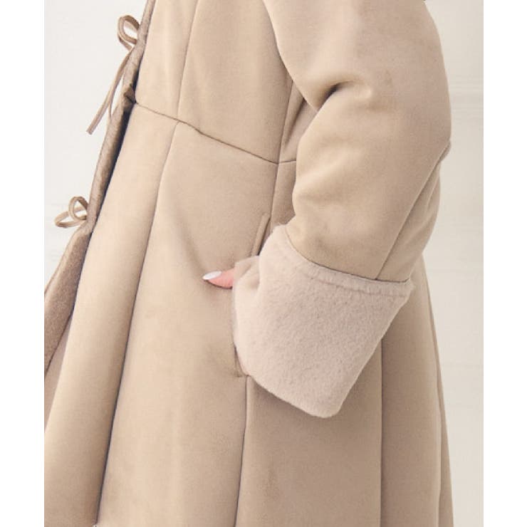 Fファー襟スエードコート | RETRO GIRL | 詳細画像30 