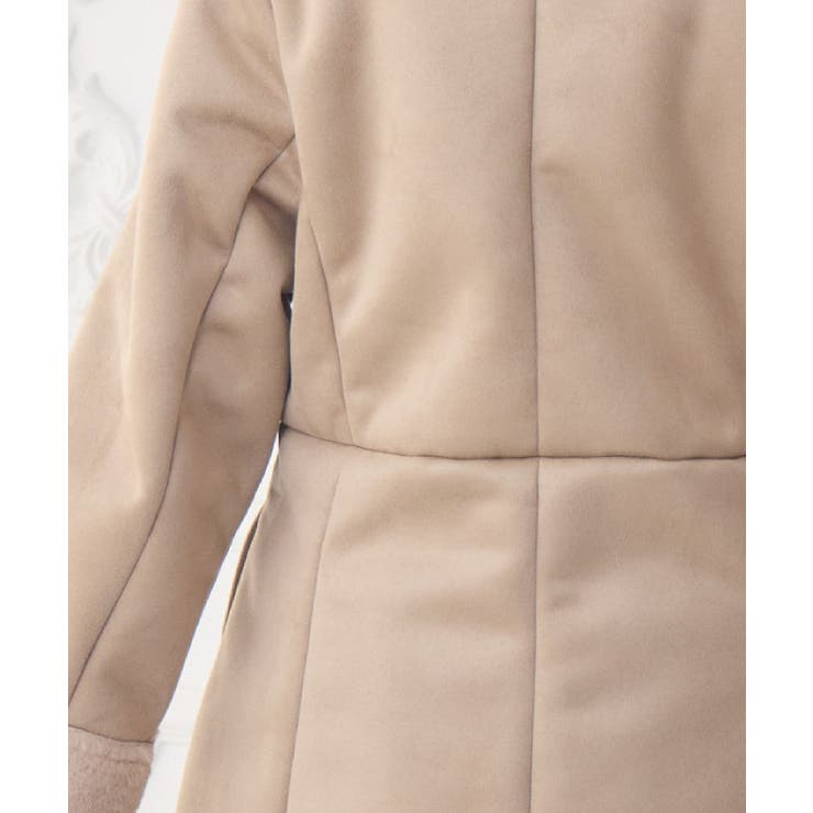 Fファー襟スエードコート | RETRO GIRL | 詳細画像32 