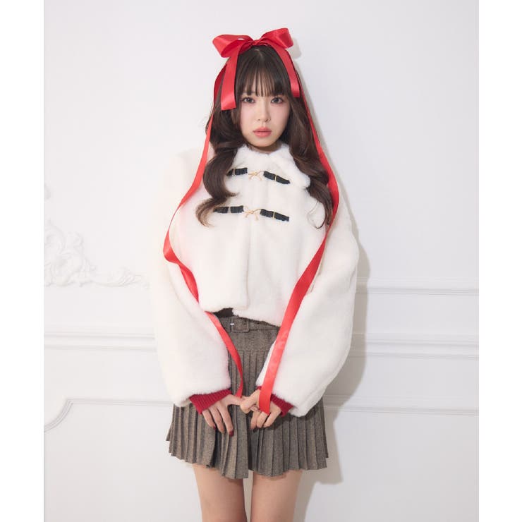 FファーリボンバックルJK | RETRO GIRL | 詳細画像2 