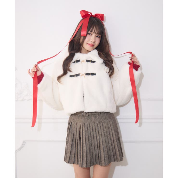 FファーリボンバックルJK | RETRO GIRL | 詳細画像3 