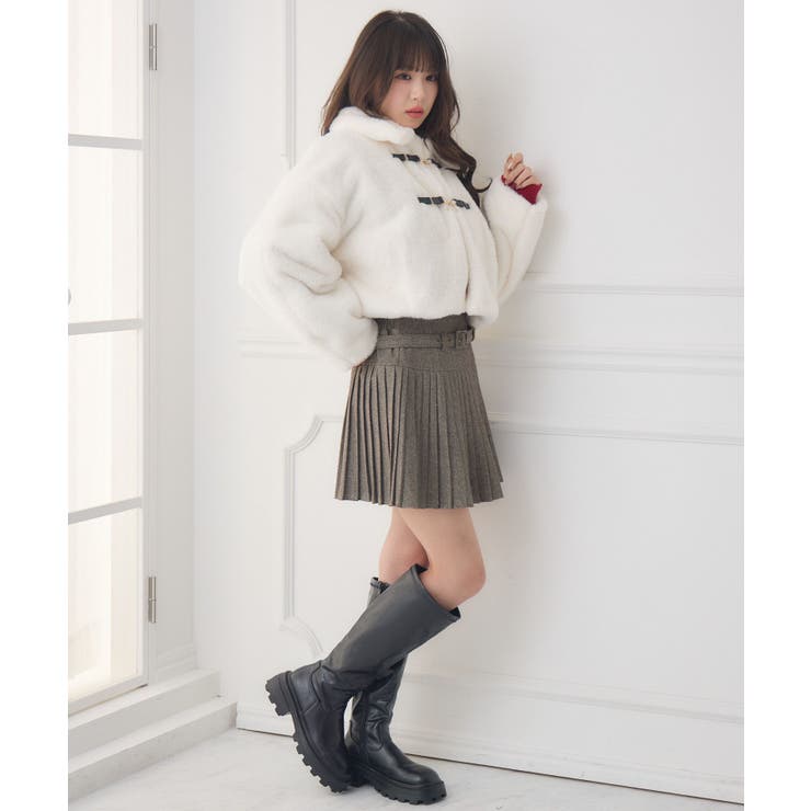 FファーリボンバックルJK | RETRO GIRL | 詳細画像7 