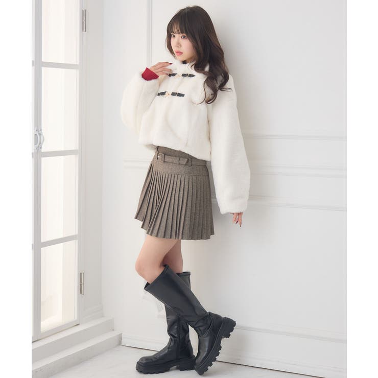 FファーリボンバックルJK | RETRO GIRL | 詳細画像9 