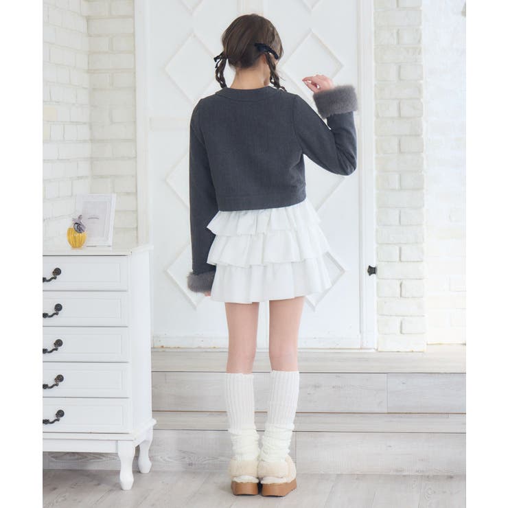 ファー付中綿リボンJK | RETRO GIRL | 詳細画像15 
