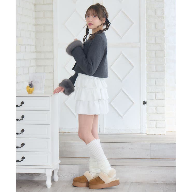 ファー付中綿リボンJK | RETRO GIRL | 詳細画像16 