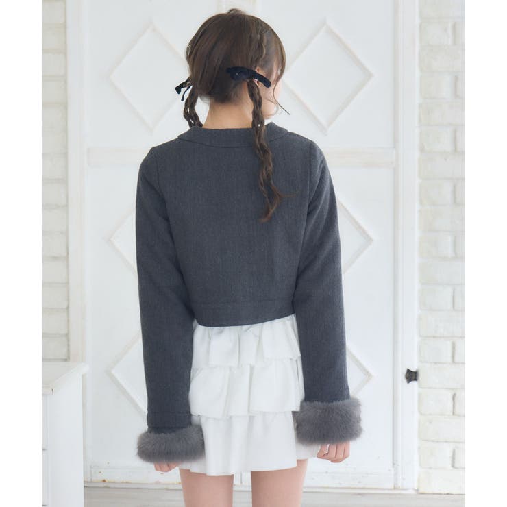 ファー付中綿リボンJK | RETRO GIRL | 詳細画像20 