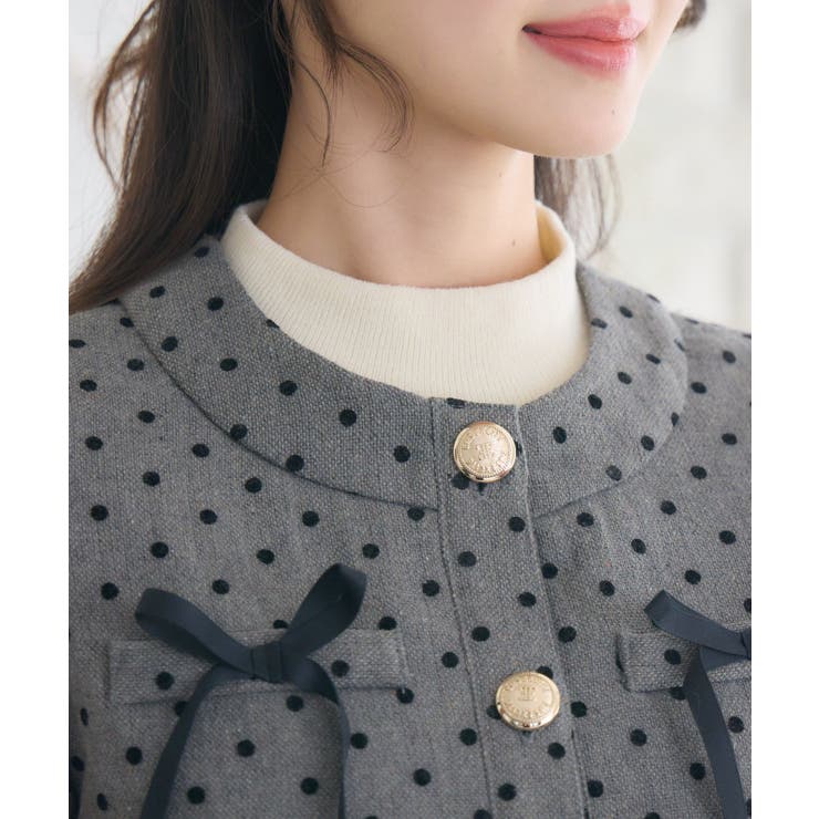 ファー付中綿リボンJK | RETRO GIRL | 詳細画像22 