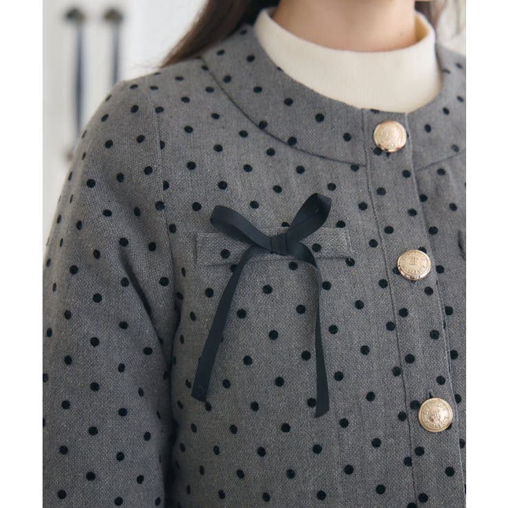 ファー付中綿リボンJK | RETRO GIRL | 詳細画像23 