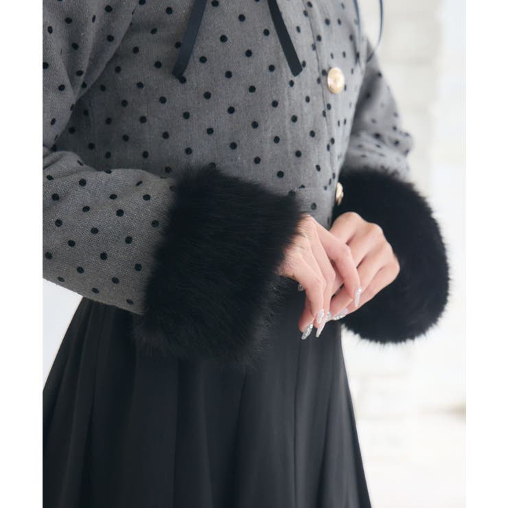 ファー付中綿リボンJK | RETRO GIRL | 詳細画像26 