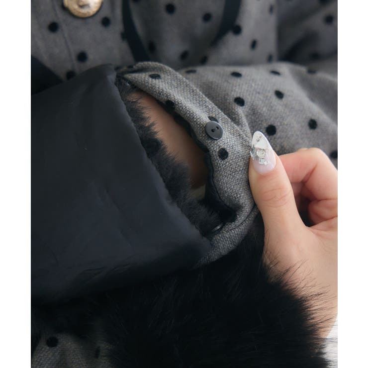 ファー付中綿リボンJK | RETRO GIRL | 詳細画像28 