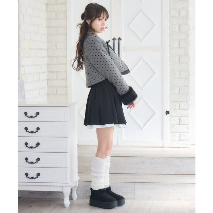 ファー付中綿リボンJK | RETRO GIRL | 詳細画像6 