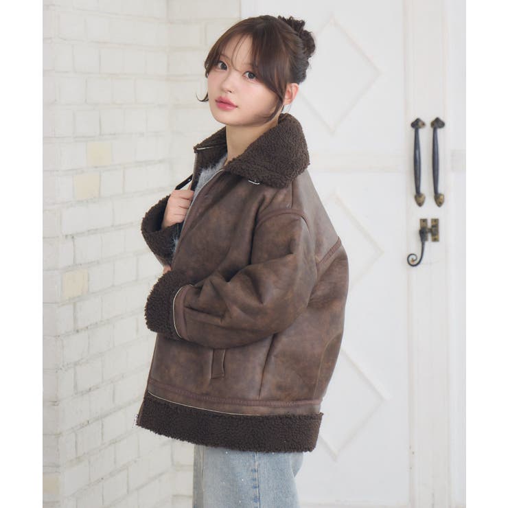 ボア襟ムートンJK | RETRO GIRL | 詳細画像11 