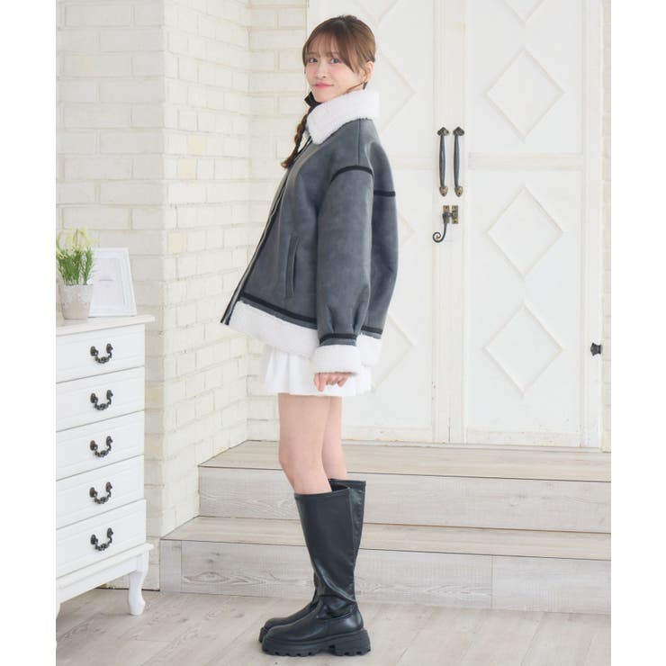 ボア襟ムートンJK | RETRO GIRL | 詳細画像15 