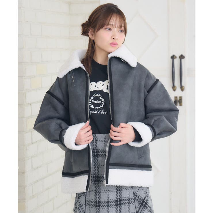 ボア襟ムートンJK | RETRO GIRL | 詳細画像21 