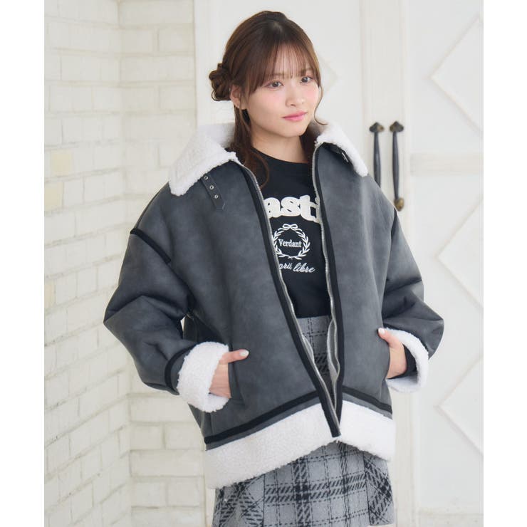 ボア襟ムートンJK | RETRO GIRL | 詳細画像22 