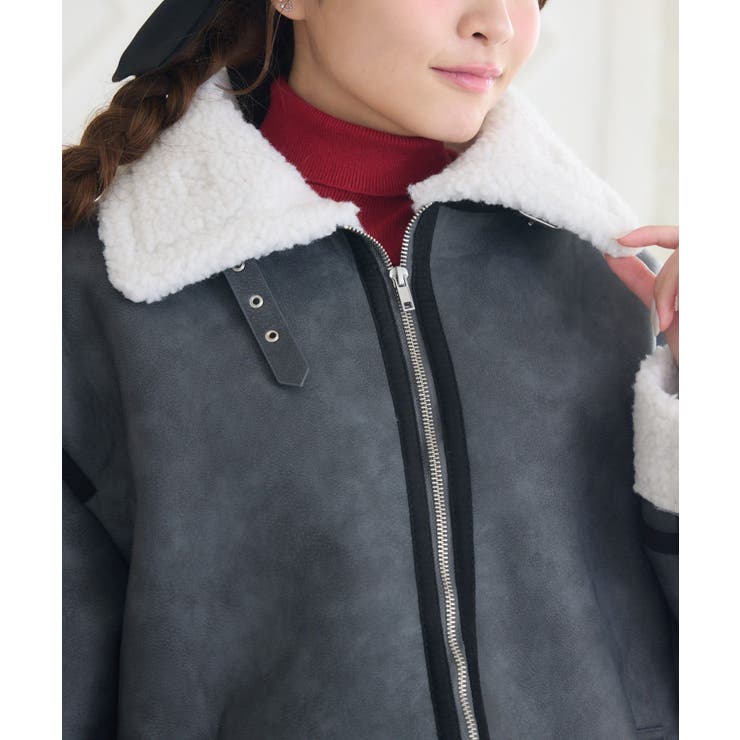 ボア襟ムートンJK | RETRO GIRL | 詳細画像23 