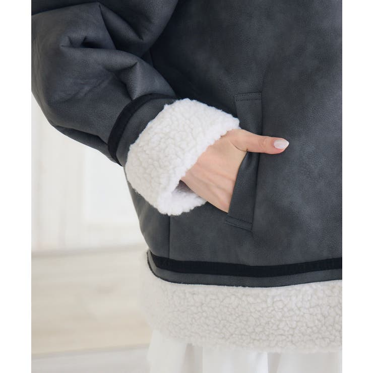 ボア襟ムートンJK | RETRO GIRL | 詳細画像25 