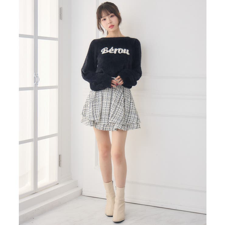 ラメツイードミニSK | RETRO GIRL | 詳細画像12 