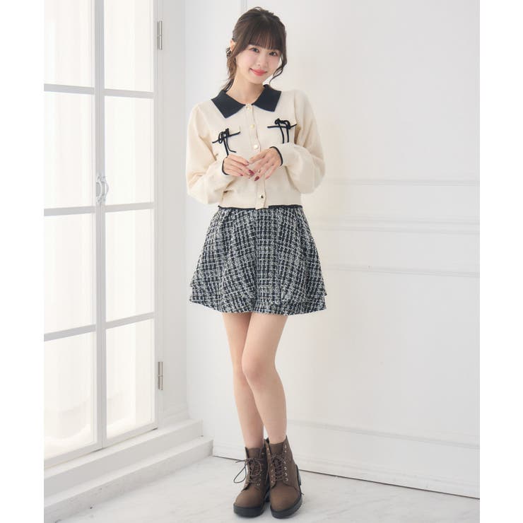 ラメツイードミニSK | RETRO GIRL | 詳細画像3 