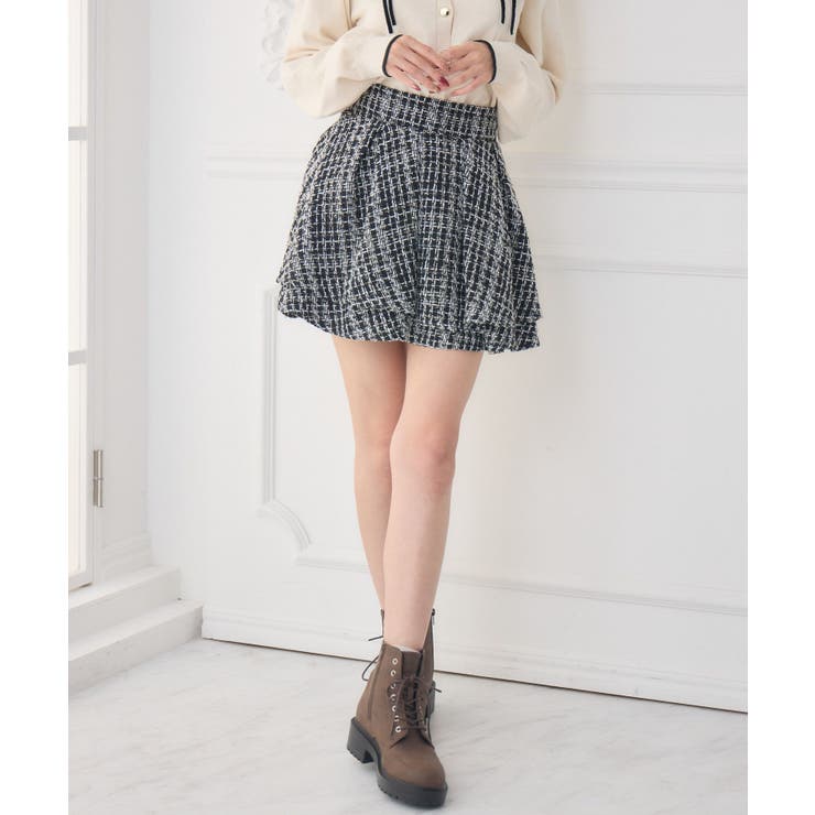 ラメツイードミニSK | RETRO GIRL | 詳細画像7 