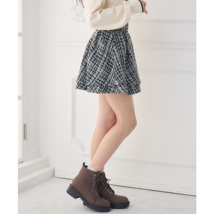 ラメツイードミニSK | RETRO GIRL | 詳細画像9 