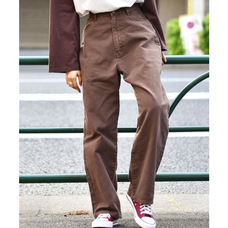 BRN3 | H/Wストレートパンツ | RETRO GIRL