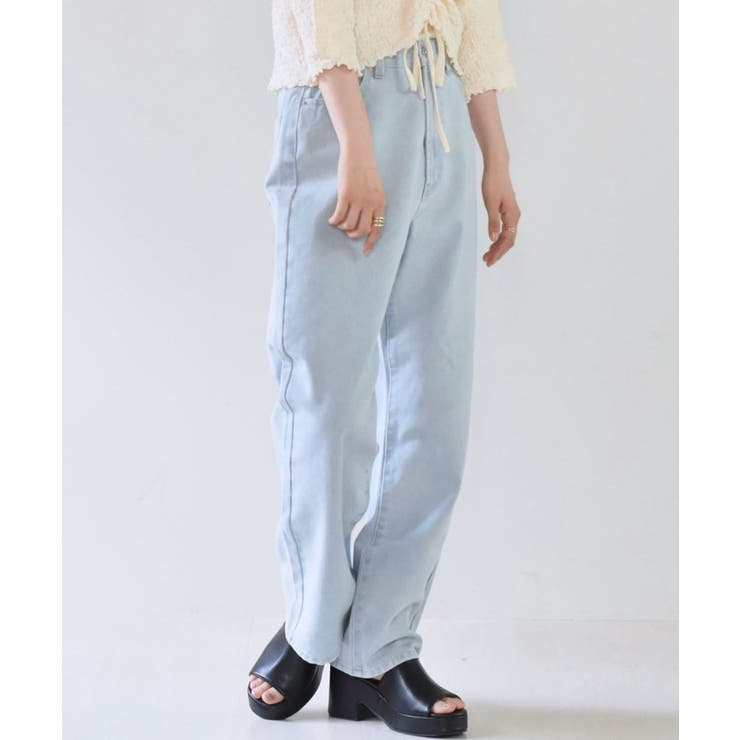 BLU0 | H/Wストレートパンツ | RETRO GIRL