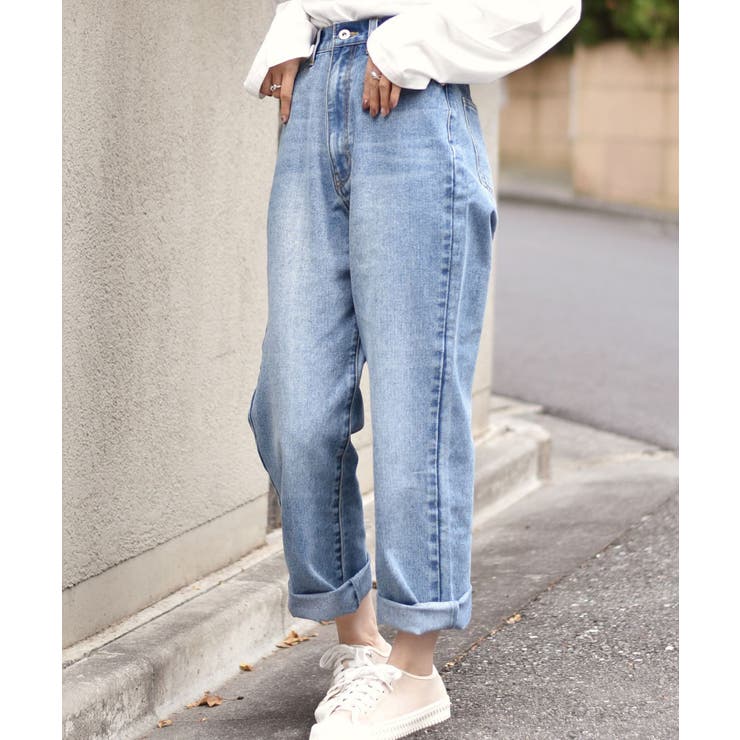 BLU3 | H/Wストレートパンツ | RETRO GIRL